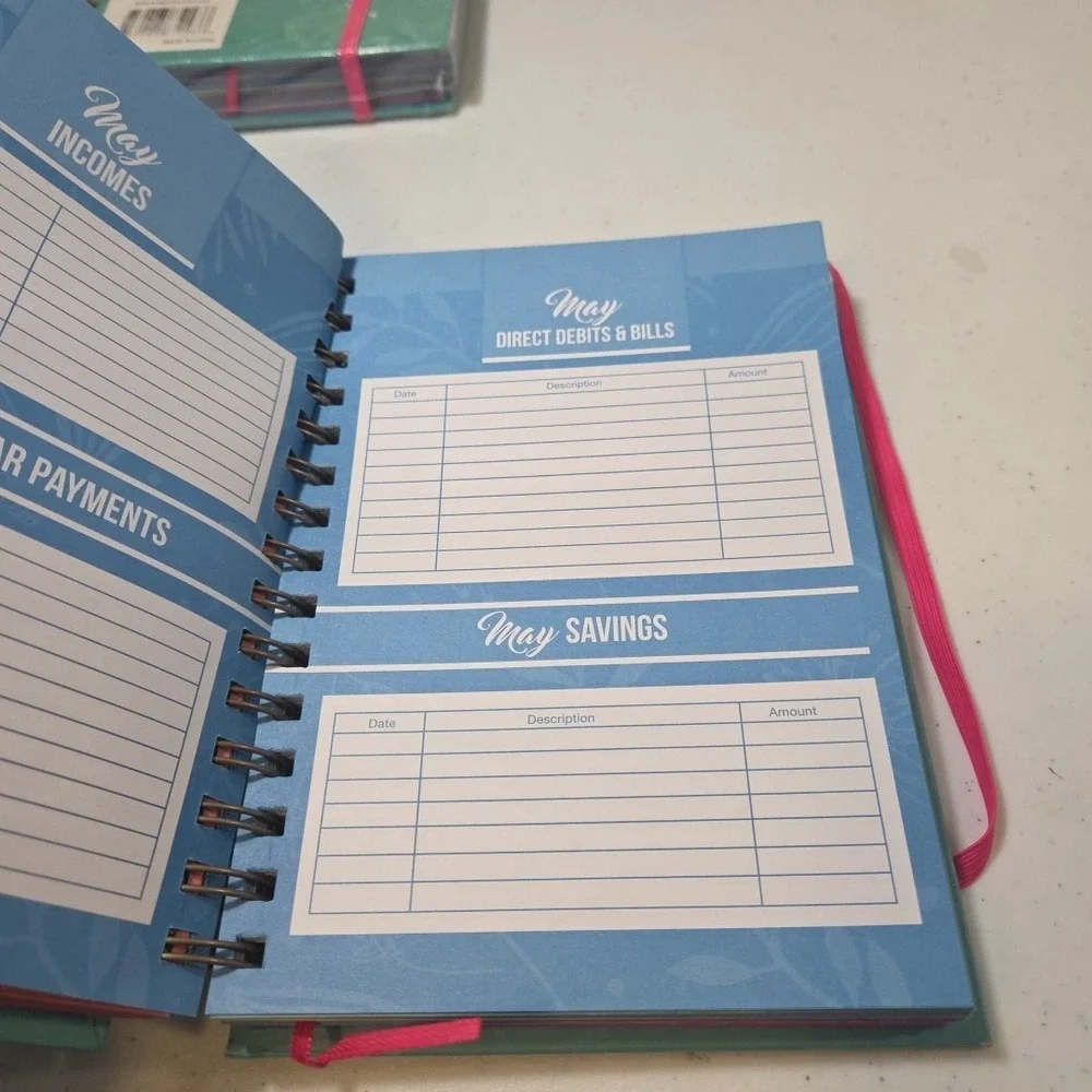 Budget Planner & Monthly Bill Organizer Book Non-Dated Budget Book